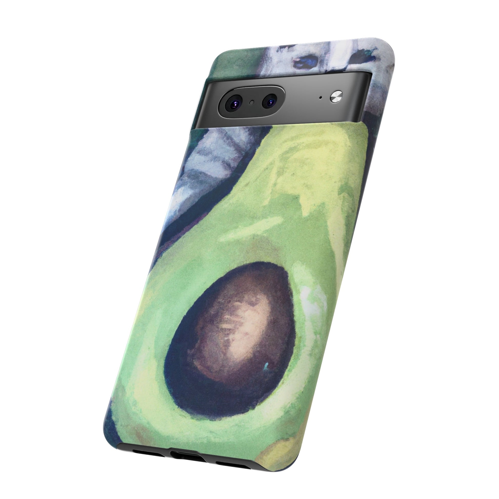 Phone Case-Cat Hugs Avocado | Tough-PhoneCaseBoss-Phone-Best-Phone-Cases