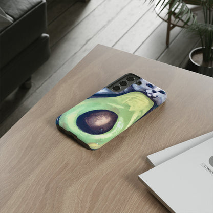 Phone Case-Cat Hugs Avocado | Tough-PhoneCaseBoss-Phone-Best-Phone-Cases