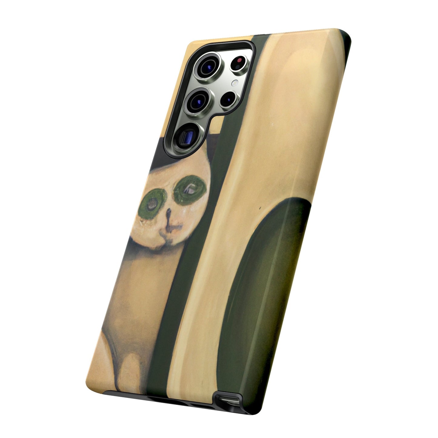 Phone Case-Cat Loves Avocado | Tough-PhoneCaseBoss-Phone-Best-Phone-Cases