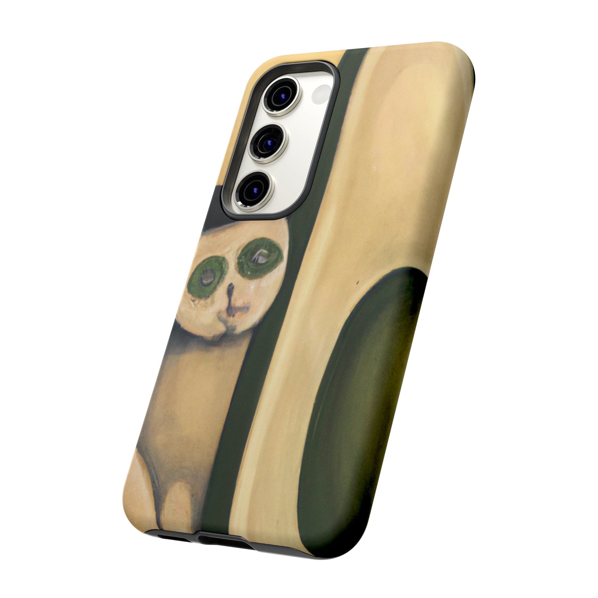 Phone Case-Cat Loves Avocado | Tough-PhoneCaseBoss-Phone-Best-Phone-Cases