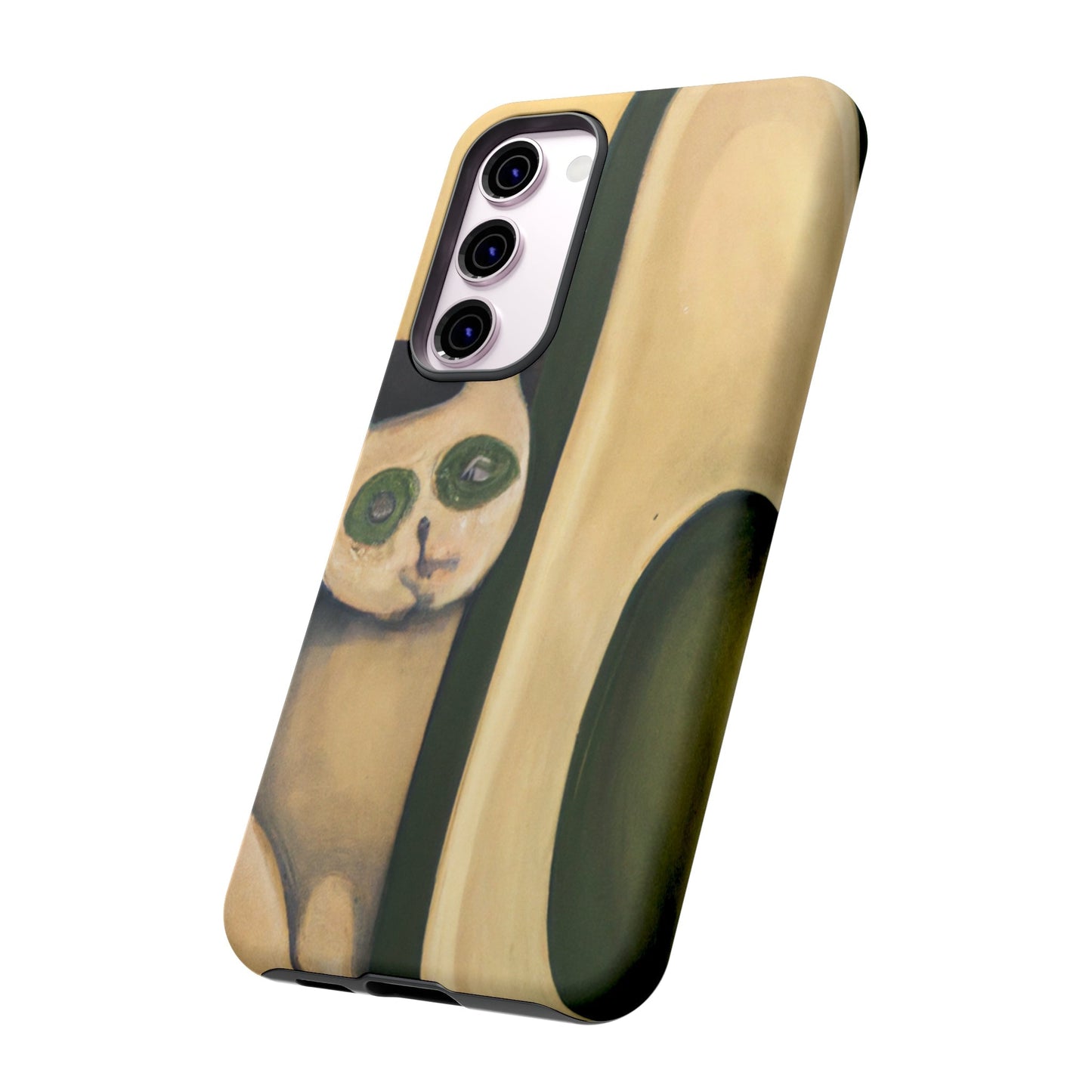 Phone Case-Cat Loves Avocado | Tough-PhoneCaseBoss-Phone-Best-Phone-Cases