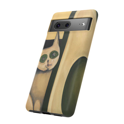 Phone Case-Cat Loves Avocado | Tough-PhoneCaseBoss-Phone-Best-Phone-Cases