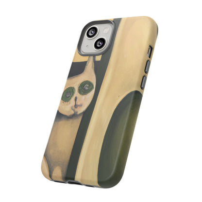 Phone Case-Cat Loves Avocado | Tough-PhoneCaseBoss-Phone-Best-Phone-Cases