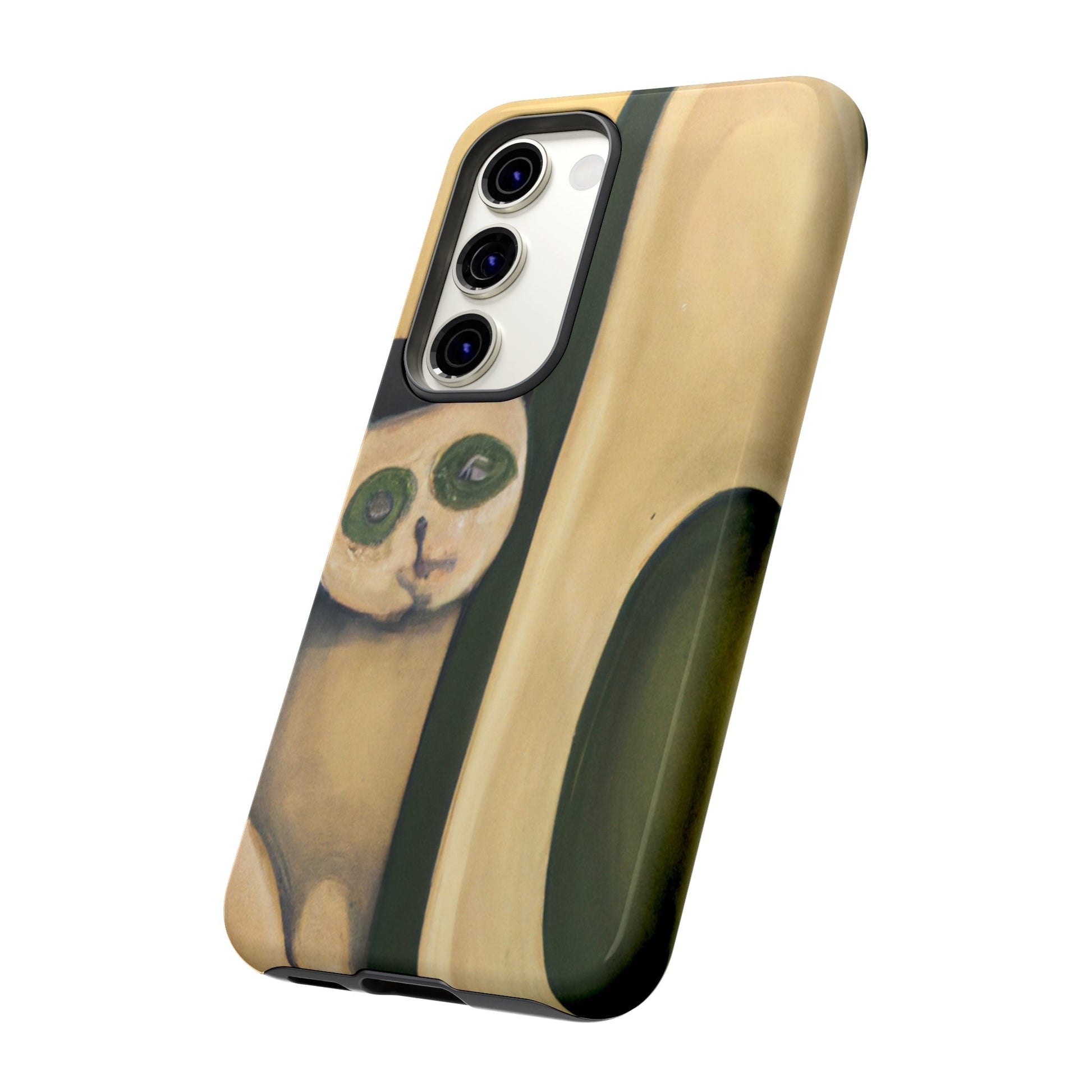 Phone Case-Cat Loves Avocado | Tough-PhoneCaseBoss-Phone-Best-Phone-Cases