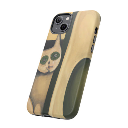 Phone Case-Cat Loves Avocado | Tough-PhoneCaseBoss-Phone-Best-Phone-Cases