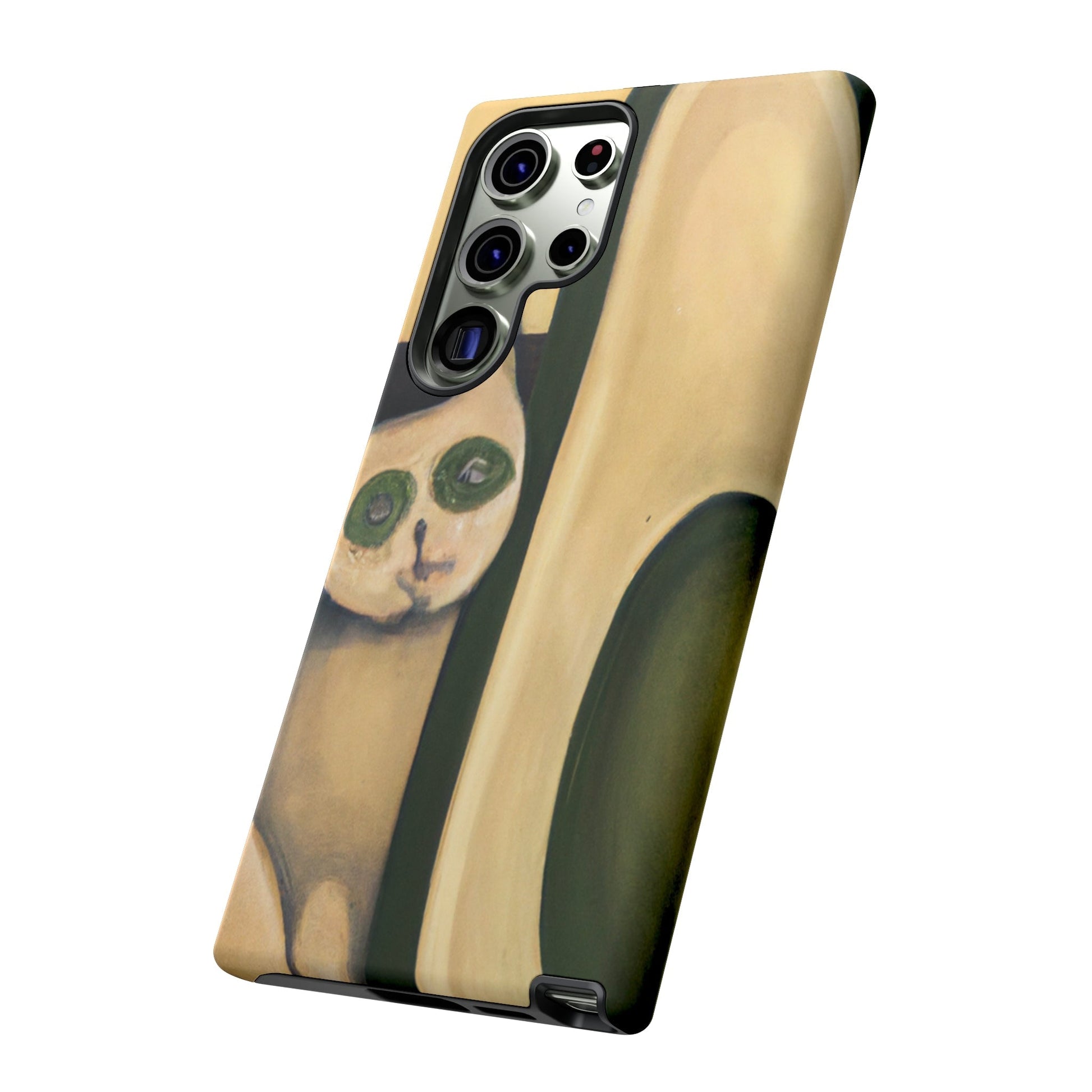 Phone Case-Cat Loves Avocado | Tough-PhoneCaseBoss-Phone-Best-Phone-Cases