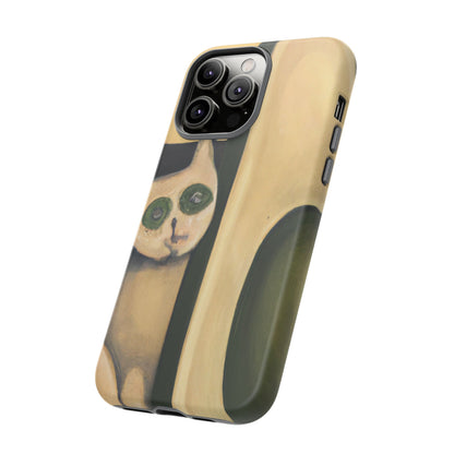 Phone Case-Cat Loves Avocado | Tough-PhoneCaseBoss-Phone-Best-Phone-Cases