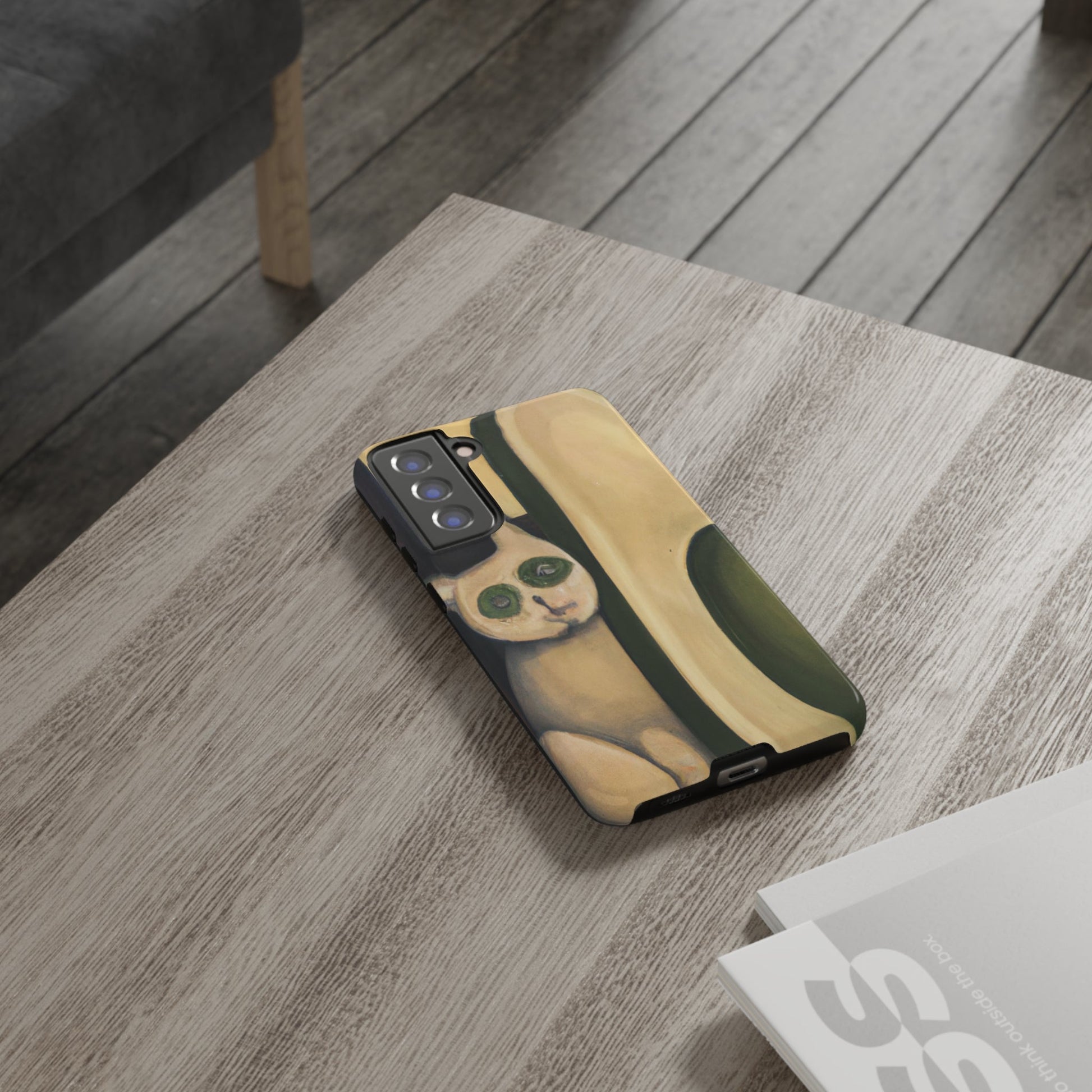 Phone Case-Cat Loves Avocado | Tough-PhoneCaseBoss-Phone-Best-Phone-Cases