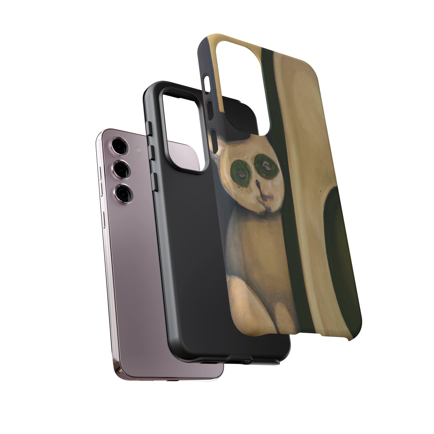 Phone Case-Cat Loves Avocado | Tough-PhoneCaseBoss-Phone-Best-Phone-Cases