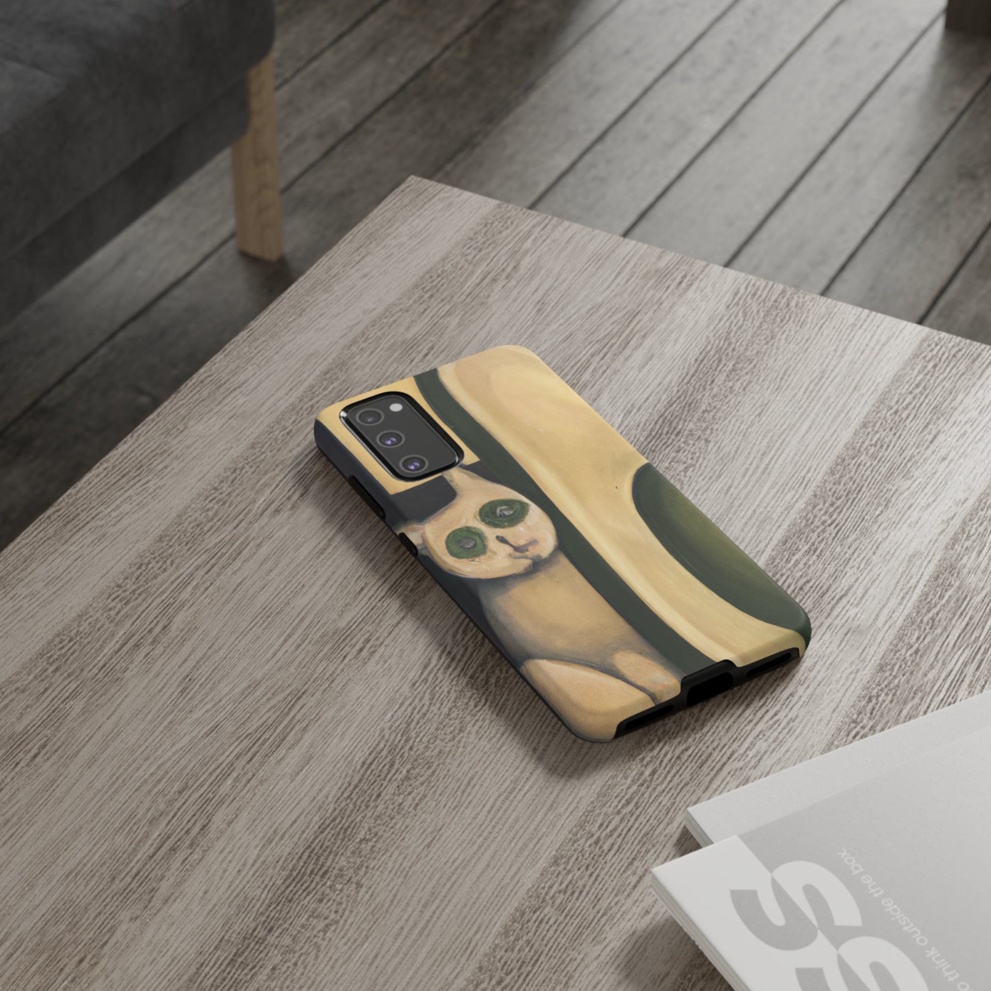 Phone Case-Cat Loves Avocado | Tough-PhoneCaseBoss-Phone-Best-Phone-Cases