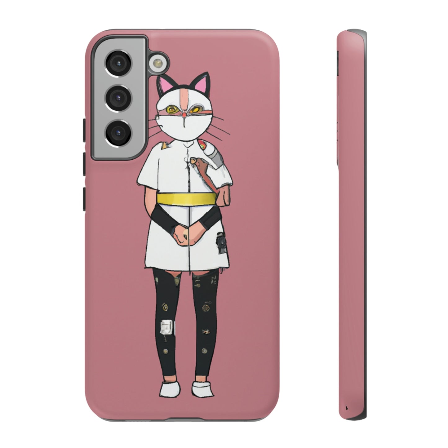 Phone Case-Cat Nurse | Tough-Samsung Galaxy S22 Plus-Matte-PhoneCaseBoss-Phone-Best-Phone-Cases