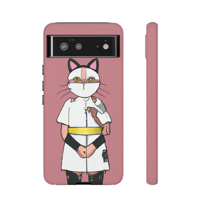 Phone Case-Cat Nurse | Tough-Google Pixel 6-Matte-PhoneCaseBoss-Phone-Best-Phone-Cases