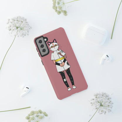 Phone Case-Cat Nurse | Tough-PhoneCaseBoss-Phone-Best-Phone-Cases