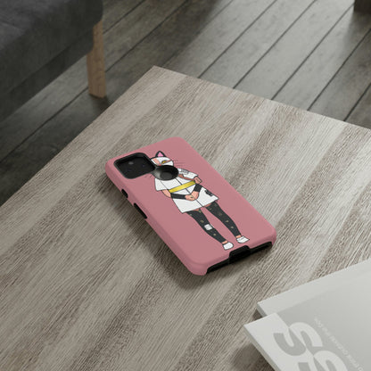 Phone Case-Cat Nurse | Tough-PhoneCaseBoss-Phone-Best-Phone-Cases