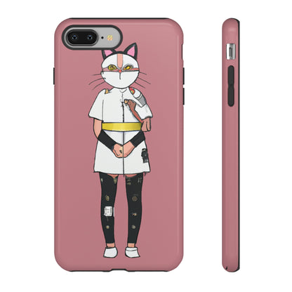 Phone Case-Cat Nurse | Tough-iPhone 8 Plus-Glossy-PhoneCaseBoss-Phone-Best-Phone-Cases