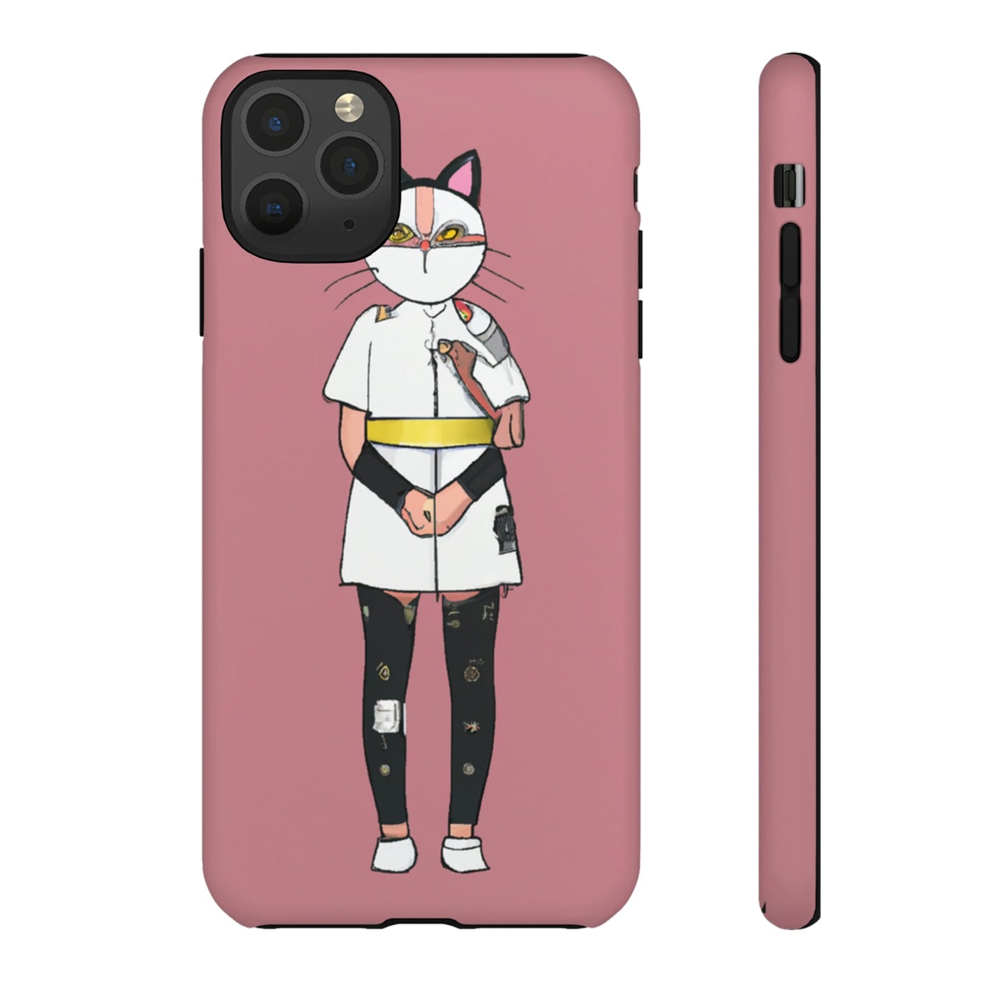 Phone Case-Cat Nurse | Tough-iPhone 11 Pro Max-Matte-PhoneCaseBoss-Phone-Best-Phone-Cases