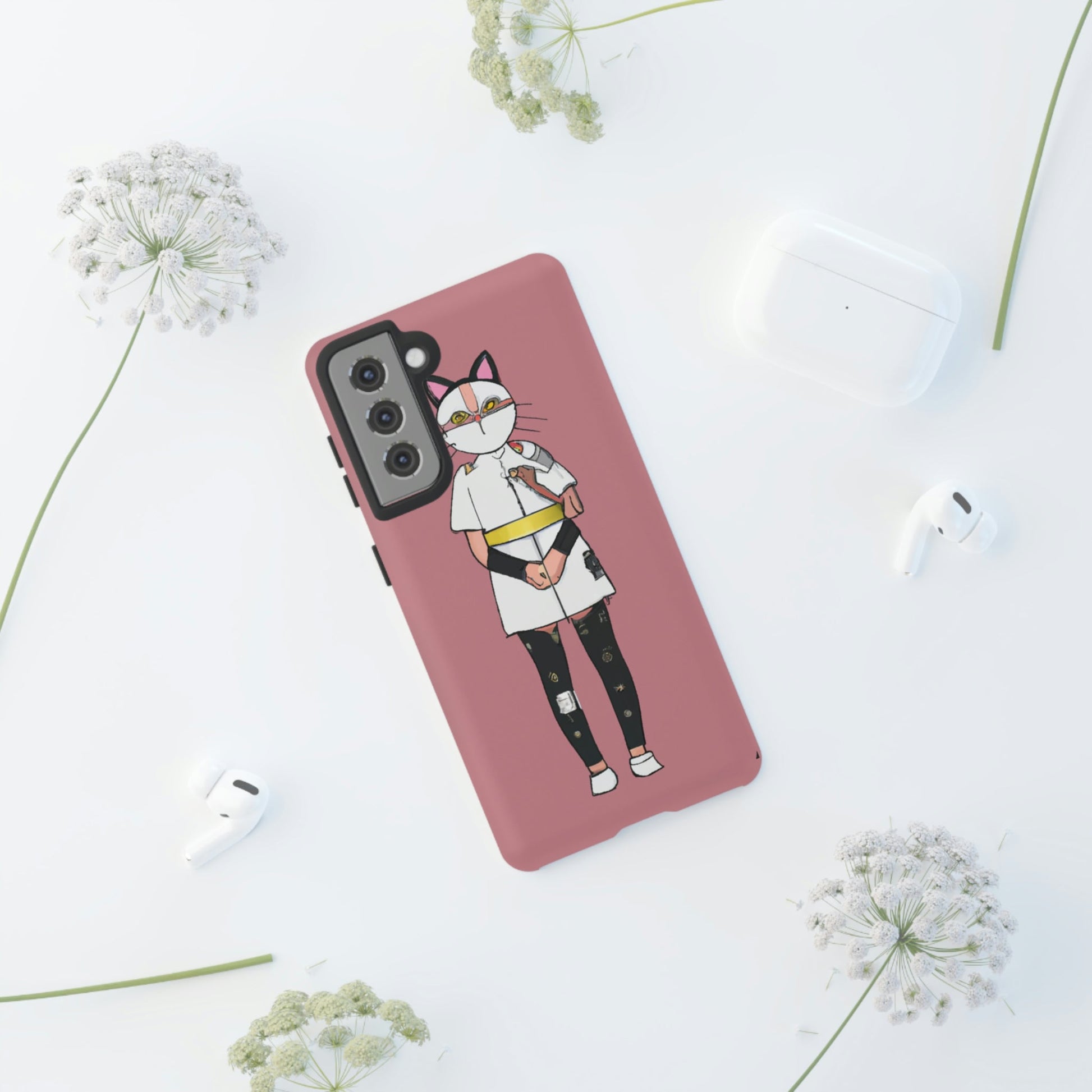 Phone Case-Cat Nurse | Tough-PhoneCaseBoss-Phone-Best-Phone-Cases