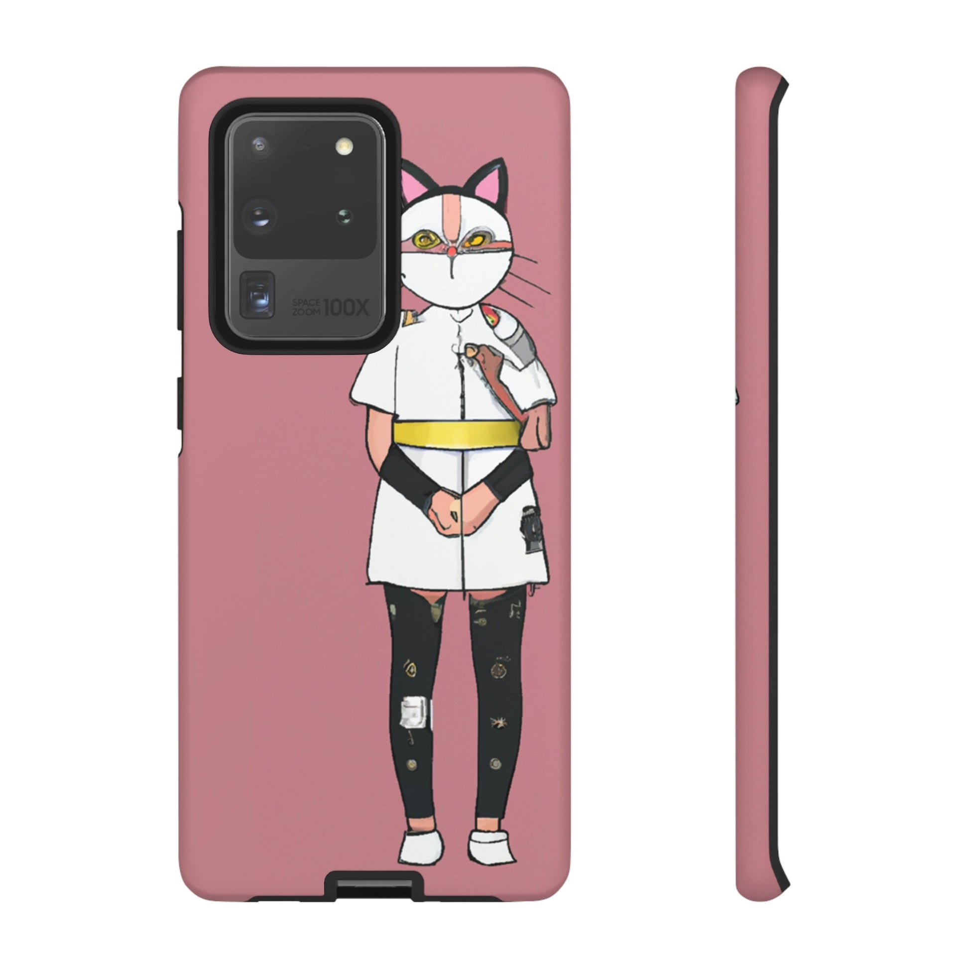 Phone Case-Cat Nurse | Tough-Samsung Galaxy S20 Ultra-Matte-PhoneCaseBoss-Phone-Best-Phone-Cases