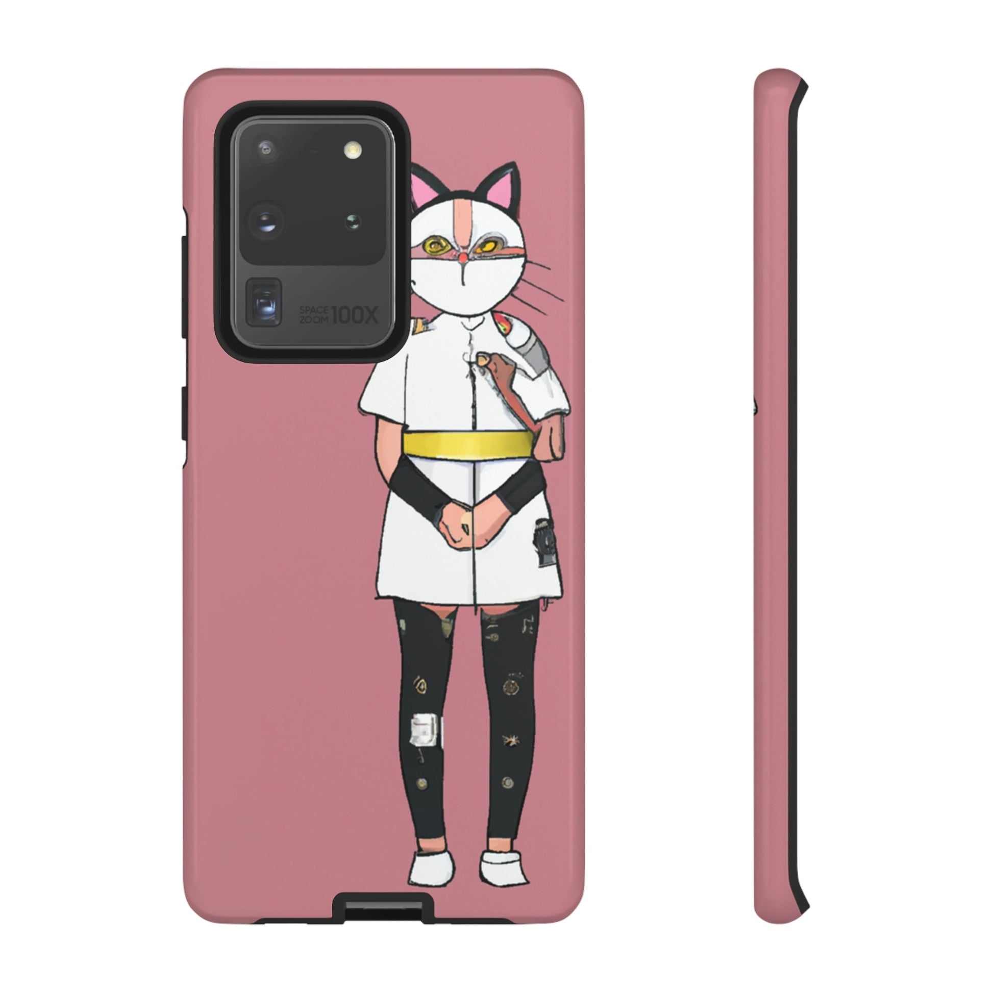 Phone Case-Cat Nurse | Tough-Samsung Galaxy S20 Ultra-Glossy-PhoneCaseBoss-Phone-Best-Phone-Cases