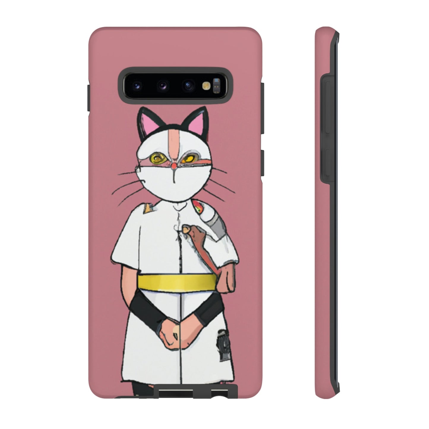 Phone Case-Cat Nurse | Tough-Samsung Galaxy S10 Plus-Matte-PhoneCaseBoss-Phone-Best-Phone-Cases