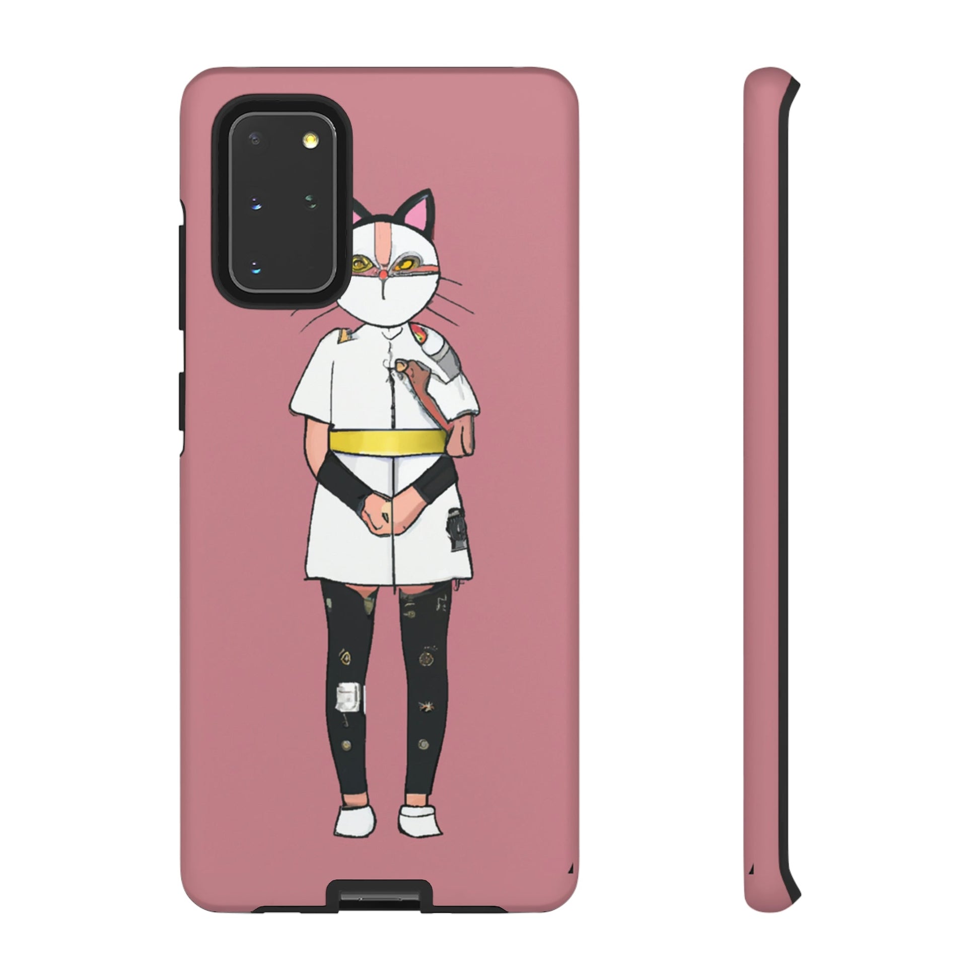 Phone Case-Cat Nurse | Tough-Samsung Galaxy S20+-Matte-PhoneCaseBoss-Phone-Best-Phone-Cases