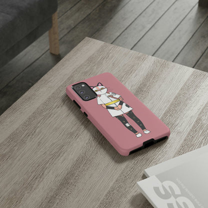 Phone Case-Cat Nurse | Tough-PhoneCaseBoss-Phone-Best-Phone-Cases