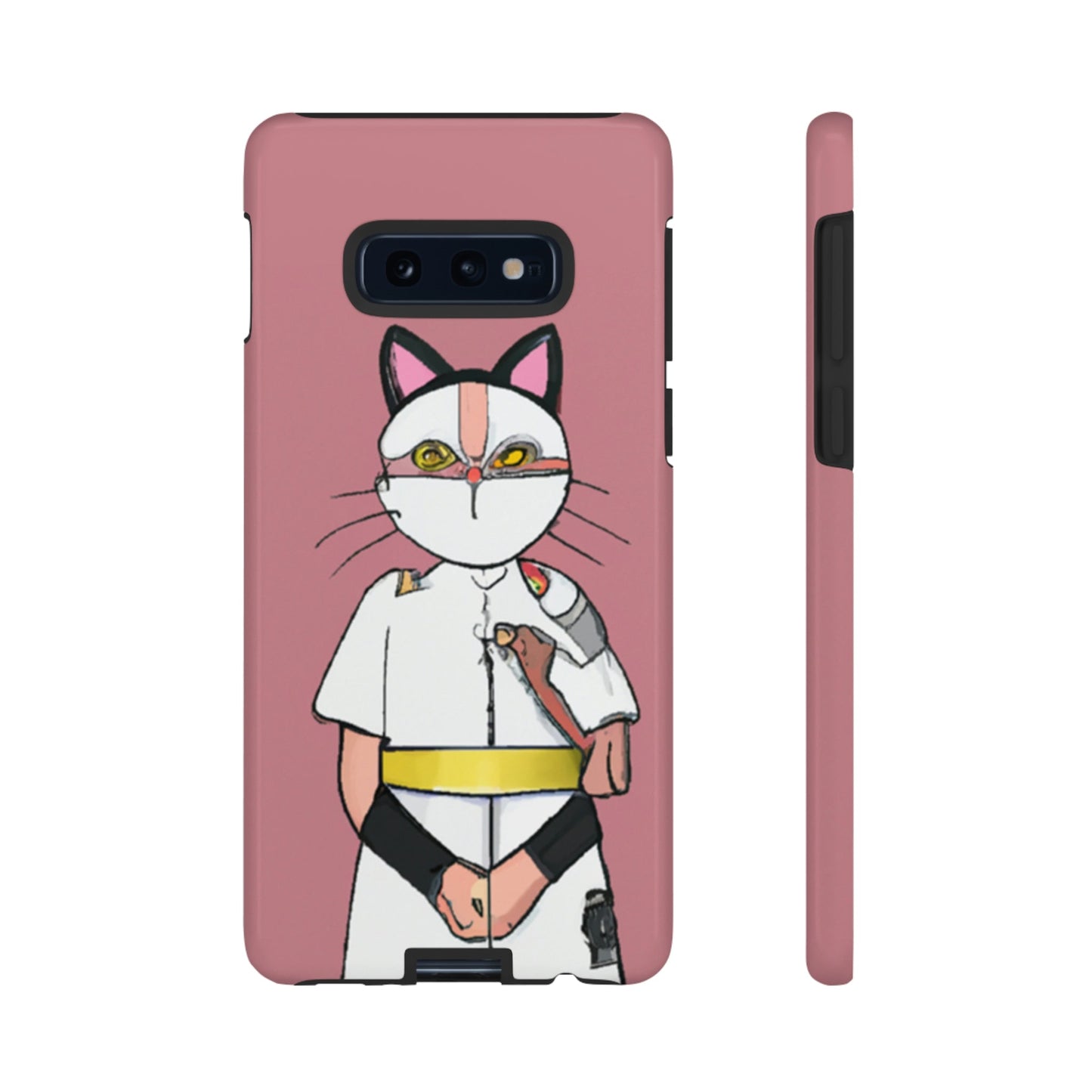 Phone Case-Cat Nurse | Tough-Samsung Galaxy S10E-Glossy-PhoneCaseBoss-Phone-Best-Phone-Cases