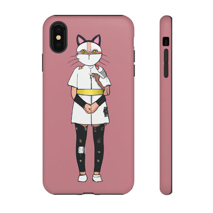 Phone Case-Cat Nurse | Tough-iPhone XS MAX-Matte-PhoneCaseBoss-Phone-Best-Phone-Cases