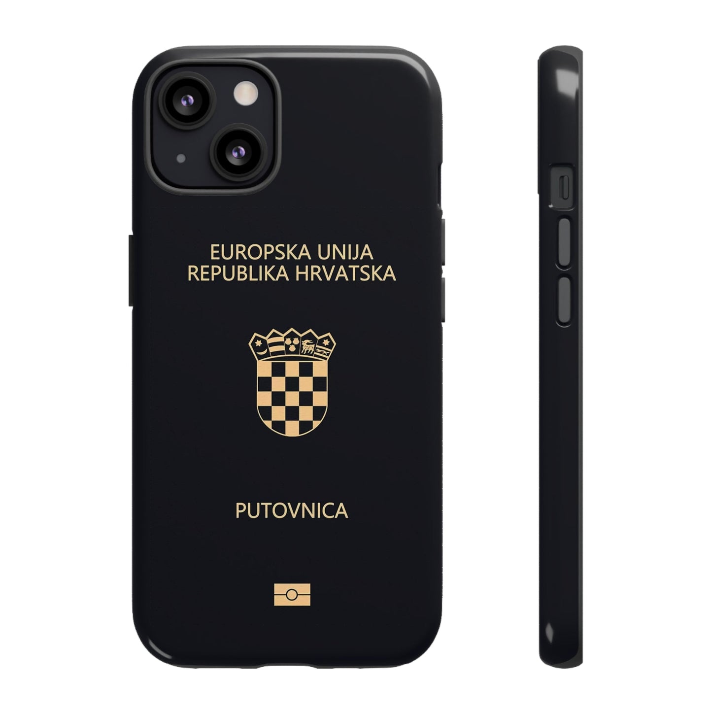 Phone Case-Croatian Passort | Tough-iPhone 13-Glossy-PhoneCaseBoss-Phone-Best-Phone-Cases