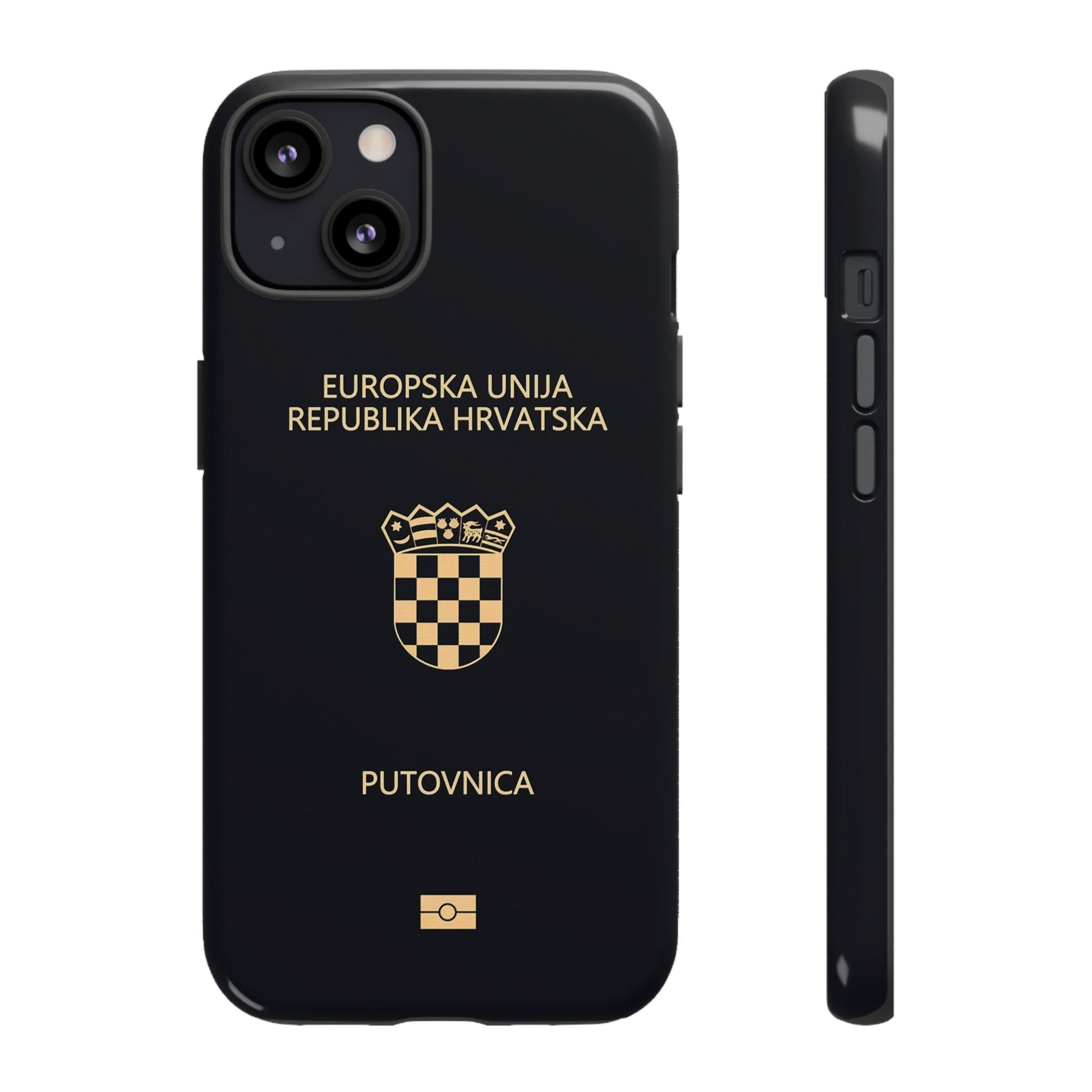 Phone Case-Croatian Passort | Tough-iPhone 13-Glossy-PhoneCaseBoss-Phone-Best-Phone-Cases