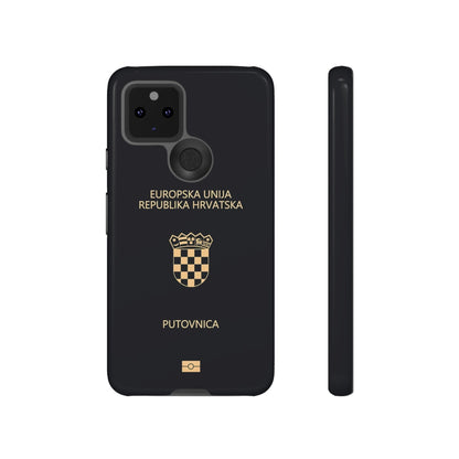 Phone Case-Croatian Passort | Tough-Google Pixel 5 5G-Glossy-PhoneCaseBoss-Phone-Best-Phone-Cases