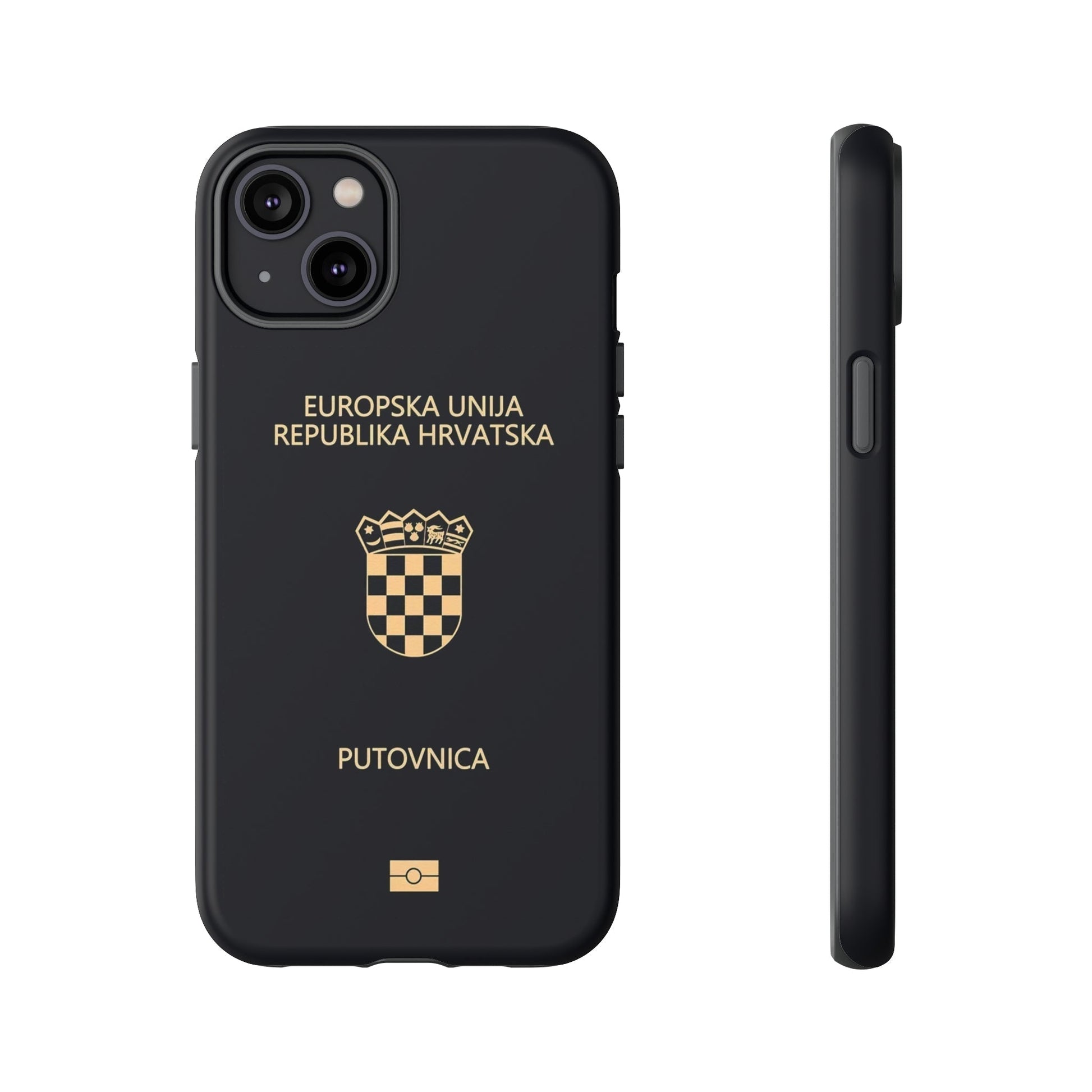 Phone Case-Croatian Passort | Tough-iPhone 14 Plus-Matte-PhoneCaseBoss-Phone-Best-Phone-Cases