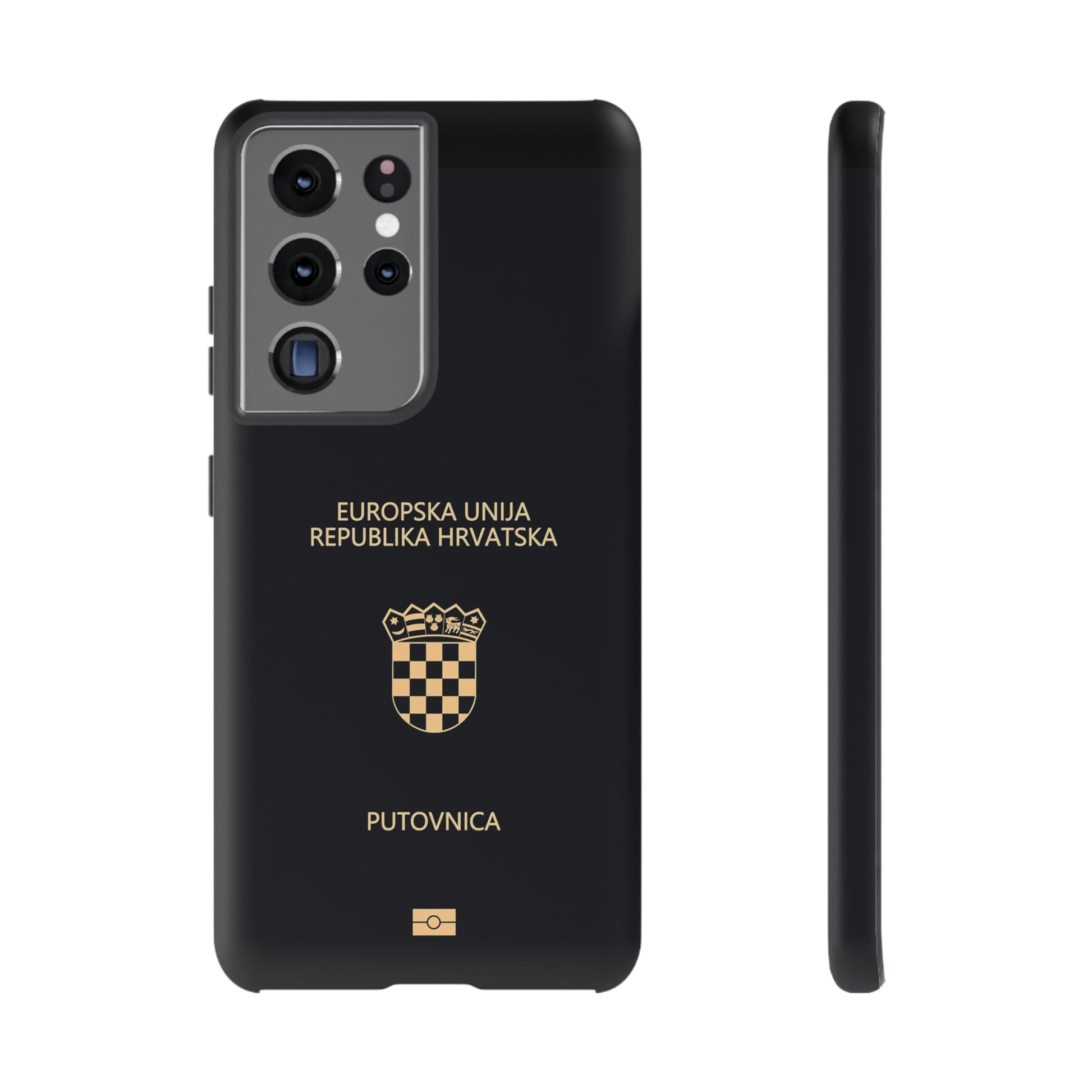 Phone Case-Croatian Passort | Tough-Samsung Galaxy S21 Ultra-Matte-PhoneCaseBoss-Phone-Best-Phone-Cases