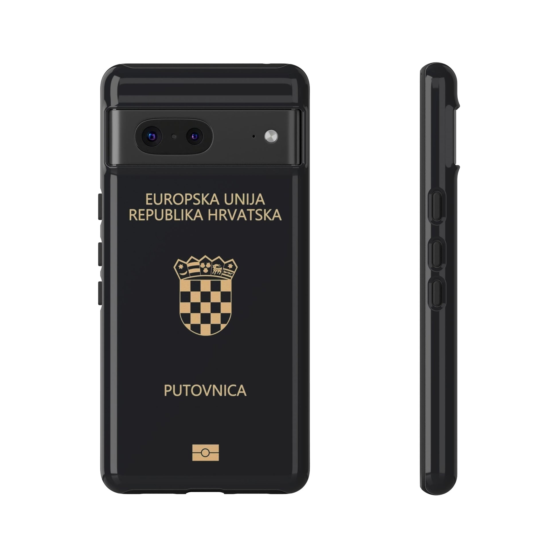 Phone Case-Croatian Passort | Tough-Google Pixel 7-Glossy-PhoneCaseBoss-Phone-Best-Phone-Cases