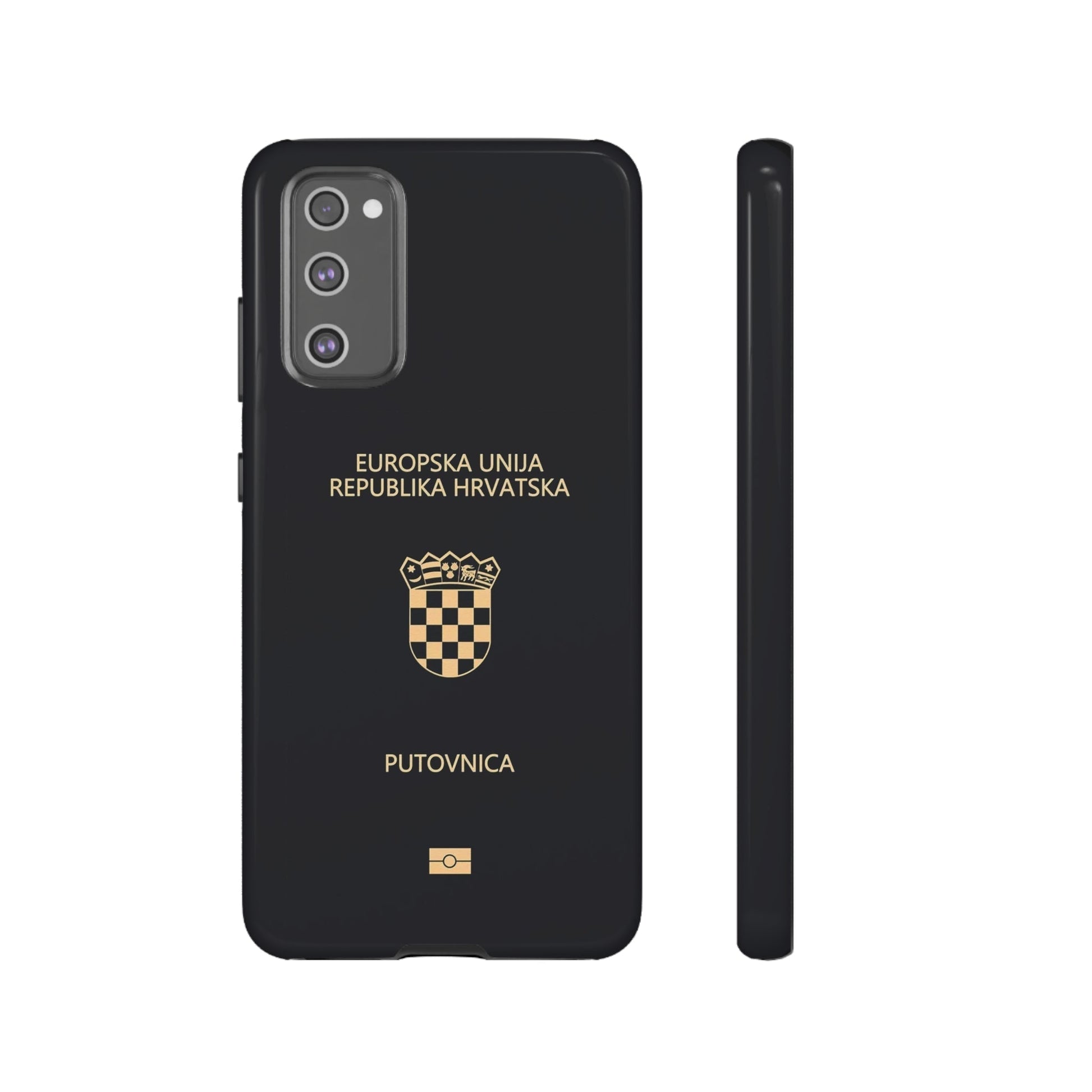 Phone Case-Croatian Passort | Tough-Samsung Galaxy S20 FE-Glossy-PhoneCaseBoss-Phone-Best-Phone-Cases