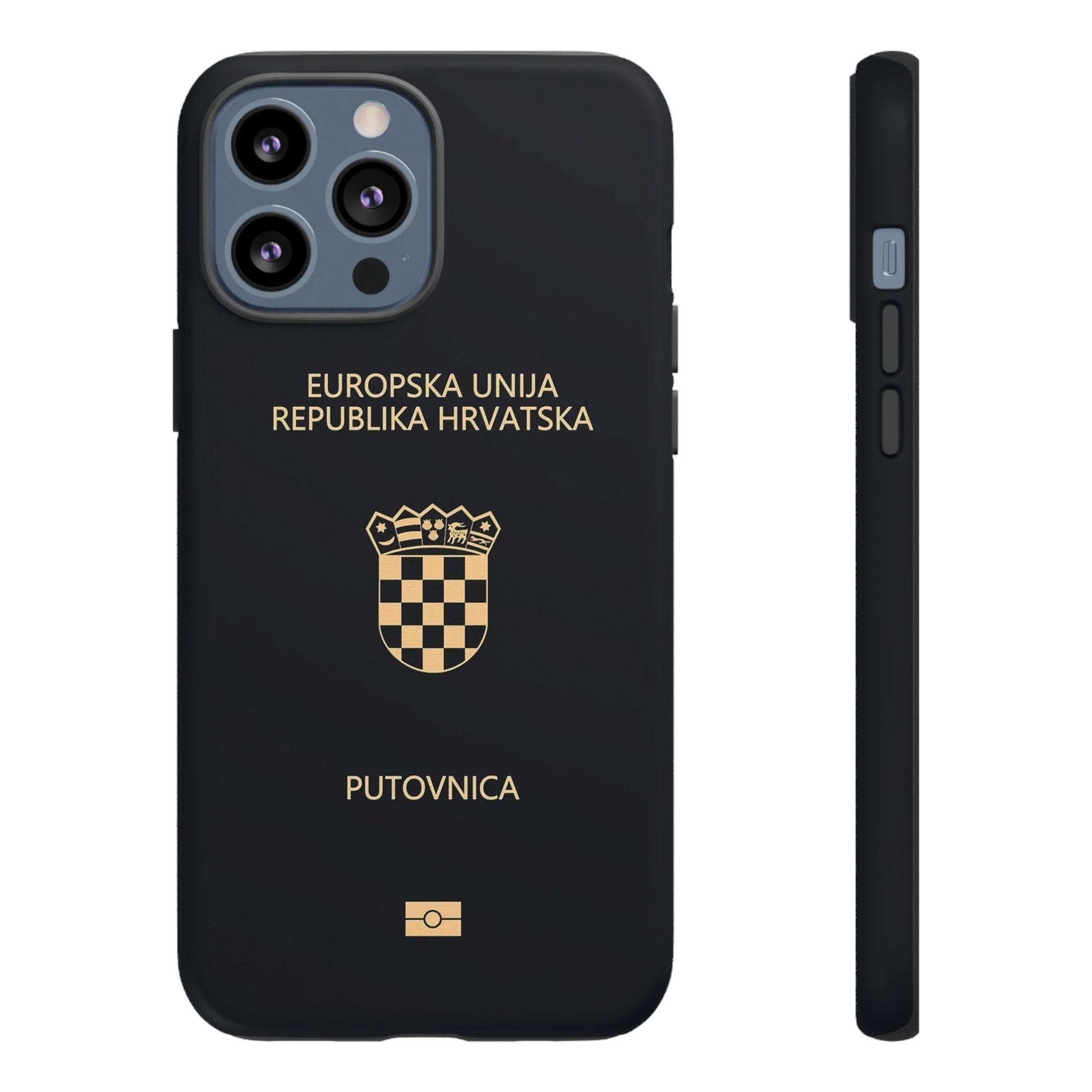 Phone Case-Croatian Passort | Tough-iPhone 13 Pro Max-Matte-PhoneCaseBoss-Phone-Best-Phone-Cases