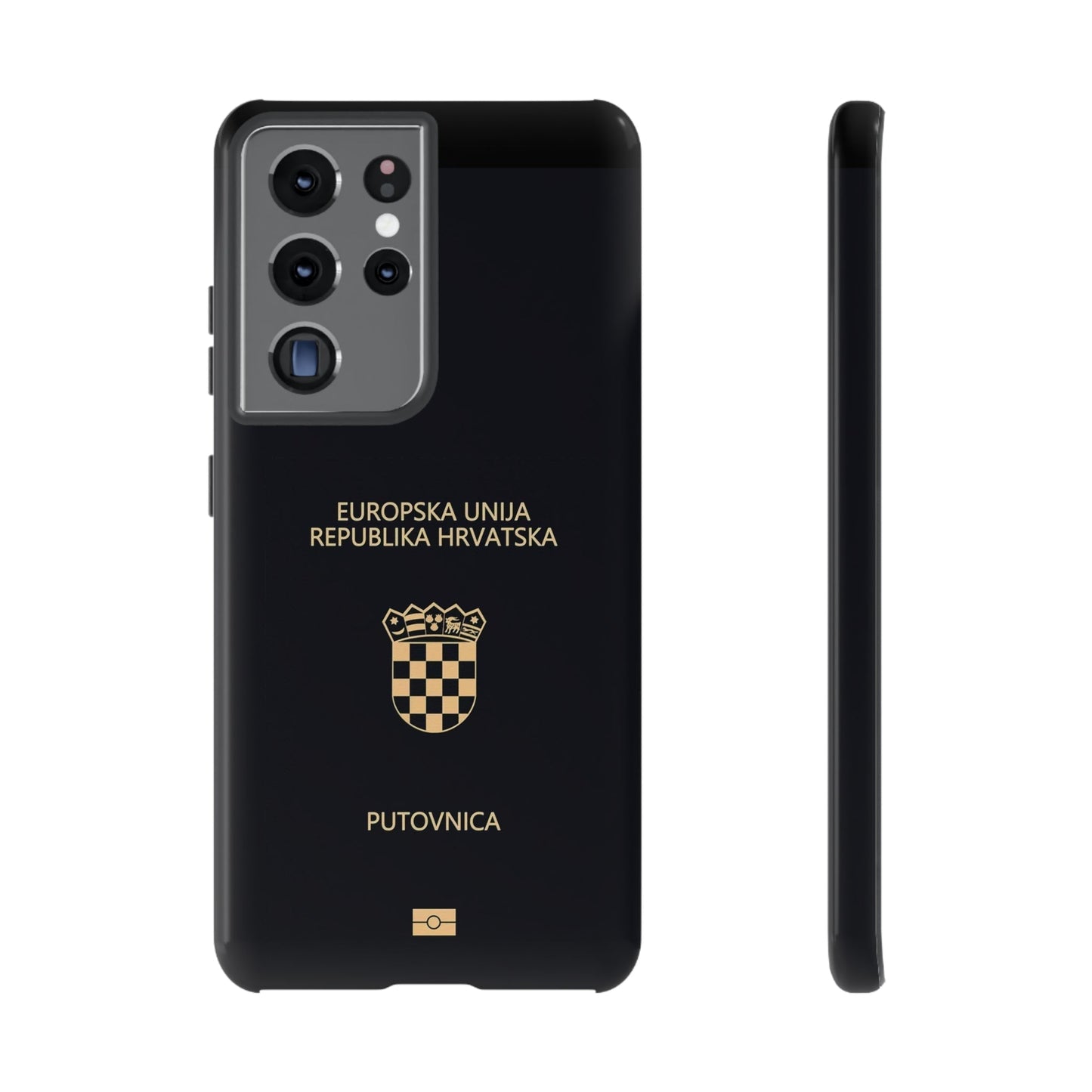 Phone Case-Croatian Passort | Tough-Samsung Galaxy S21 Ultra-Glossy-PhoneCaseBoss-Phone-Best-Phone-Cases