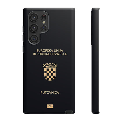 Phone Case-Croatian Passort | Tough-Samsung Galaxy S22 Ultra-Matte-PhoneCaseBoss-Phone-Best-Phone-Cases