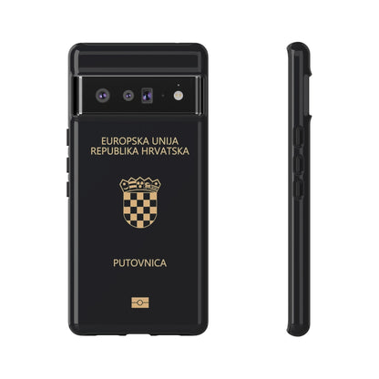 Phone Case-Croatian Passort | Tough-Google Pixel 6 Pro-Glossy-PhoneCaseBoss-Phone-Best-Phone-Cases