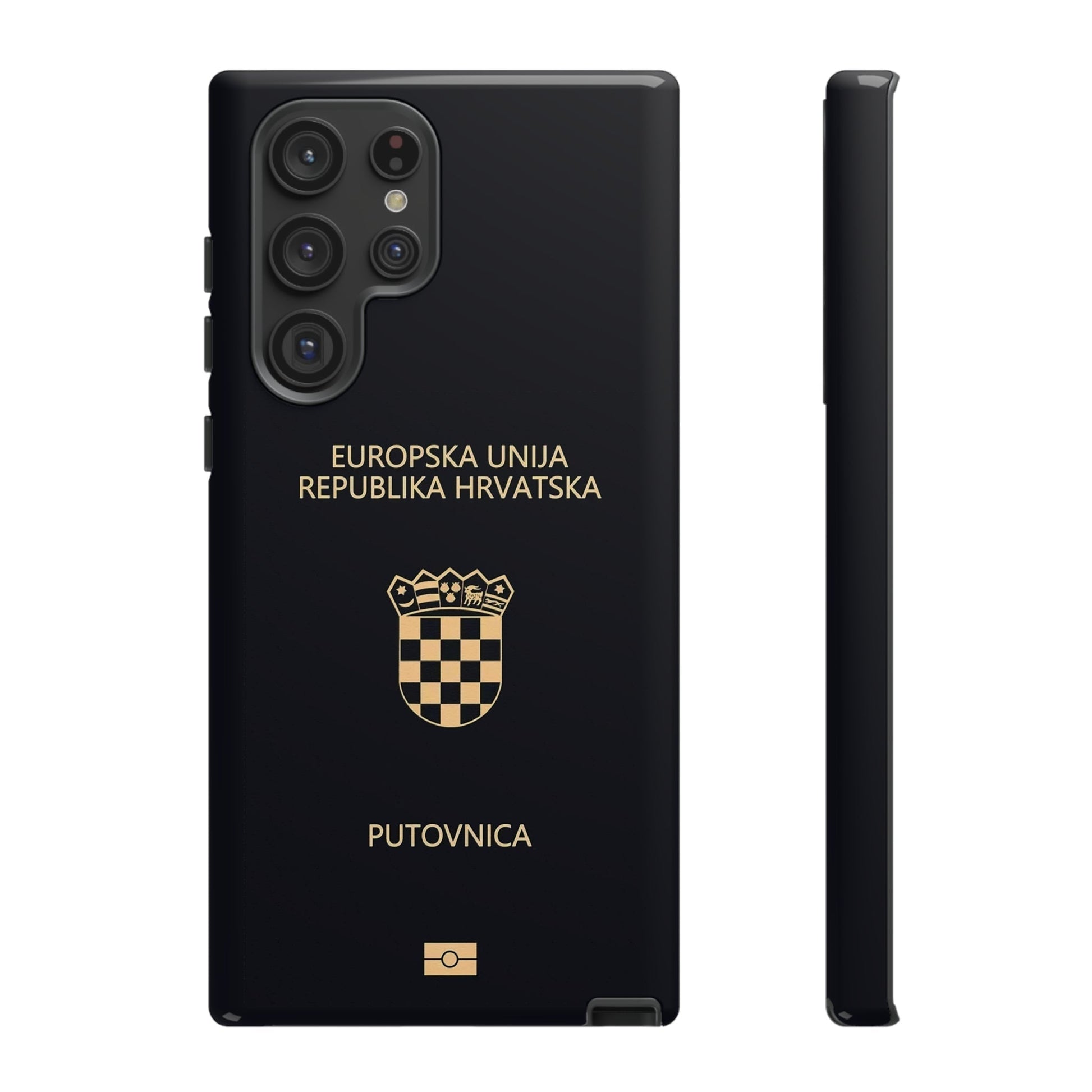 Phone Case-Croatian Passort | Tough-Samsung Galaxy S22 Ultra-Glossy-PhoneCaseBoss-Phone-Best-Phone-Cases