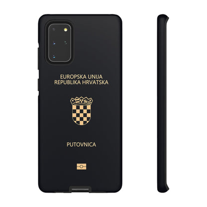 Phone Case-Croatian Passort | Tough-Samsung Galaxy S20+-Matte-PhoneCaseBoss-Phone-Best-Phone-Cases