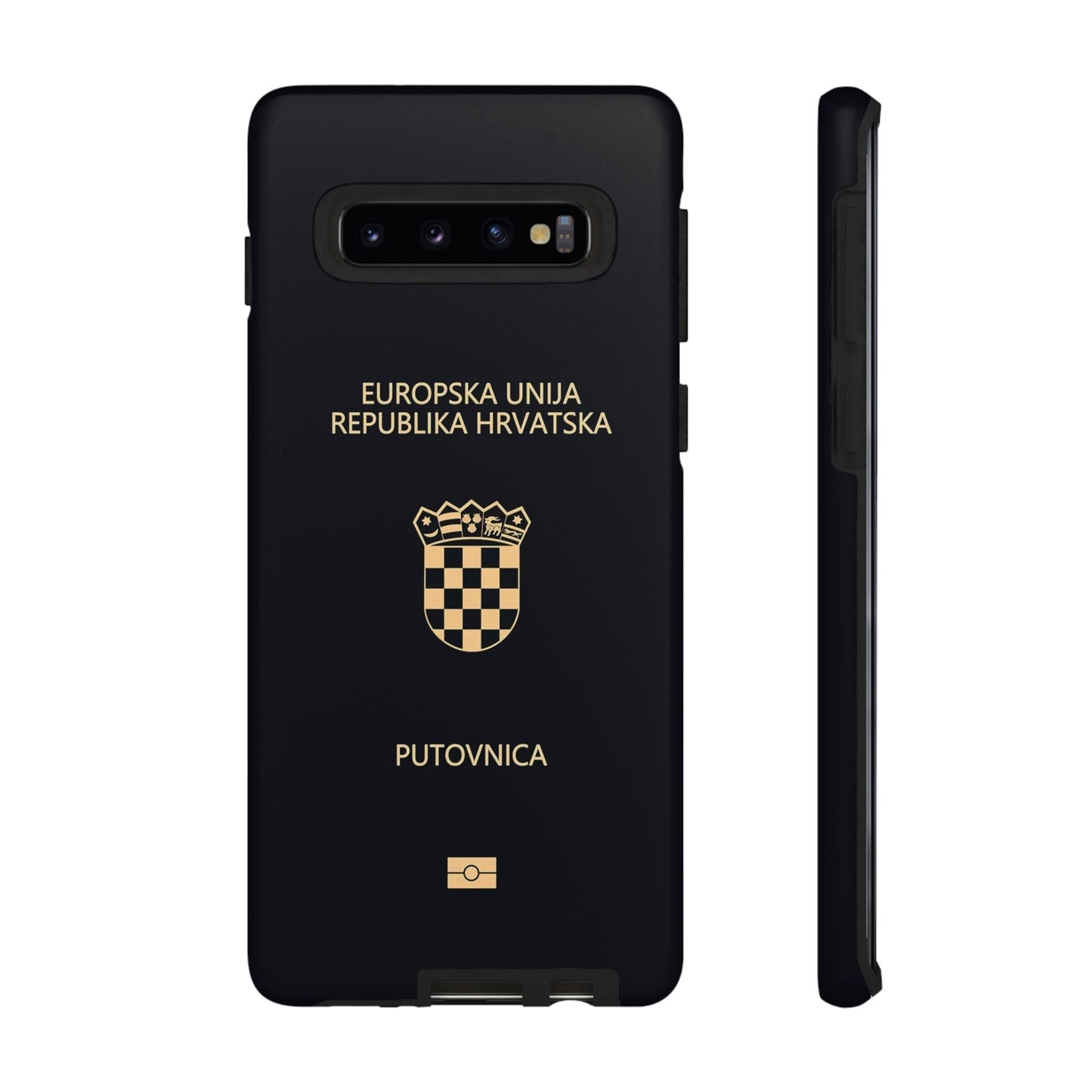 Phone Case-Croatian Passort | Tough-Samsung Galaxy S10-Matte-PhoneCaseBoss-Phone-Best-Phone-Cases