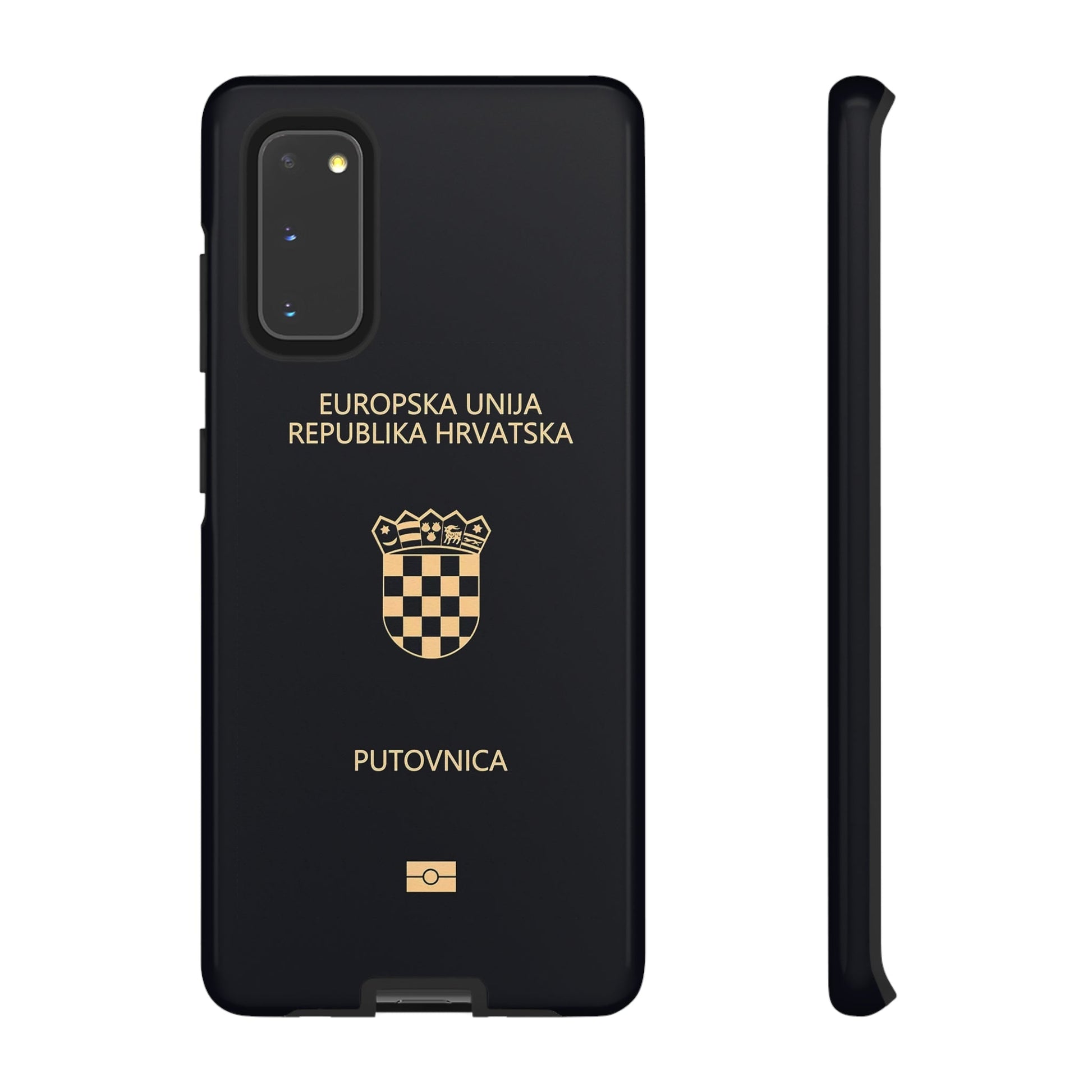 Phone Case-Croatian Passort | Tough-Samsung Galaxy S20-Glossy-PhoneCaseBoss-Phone-Best-Phone-Cases