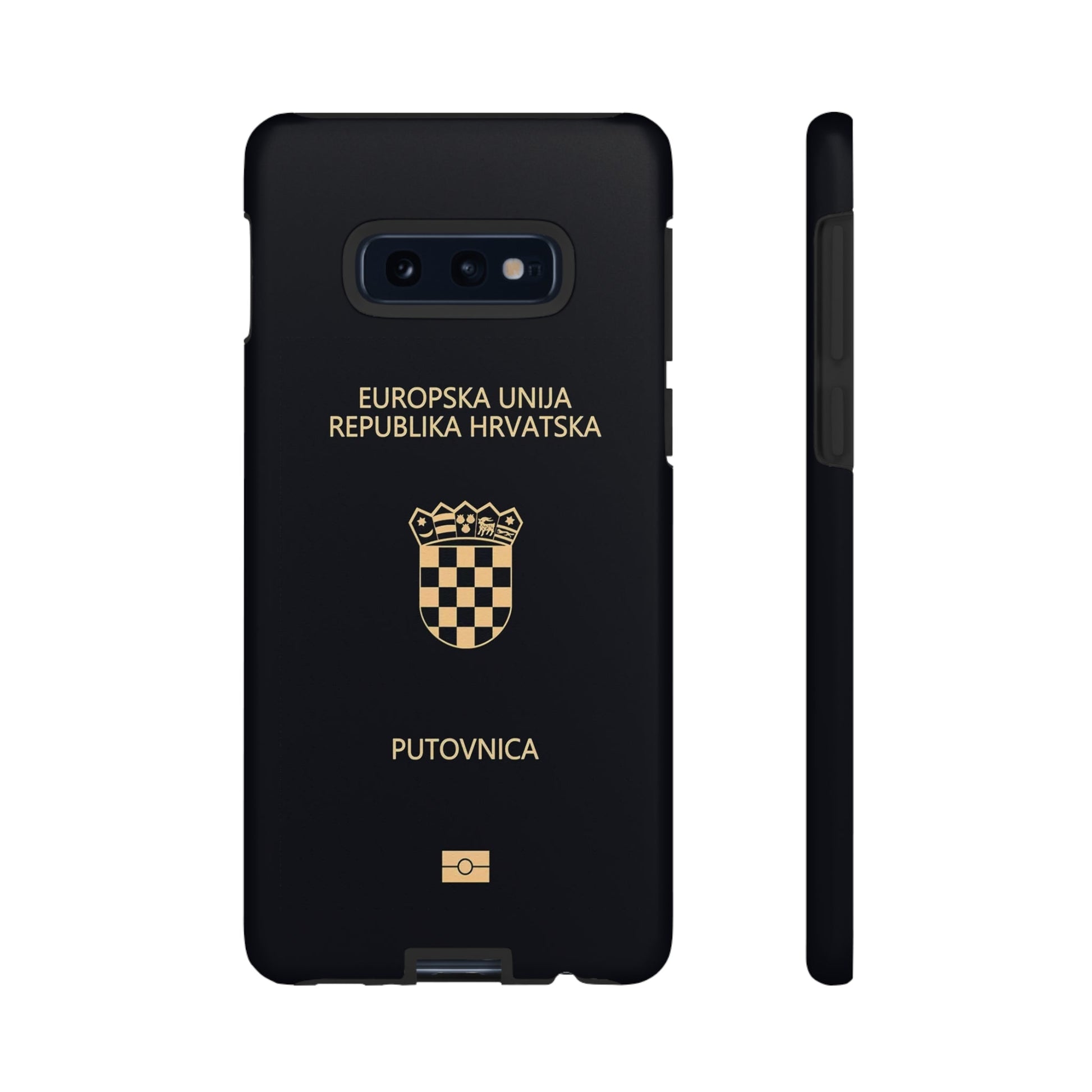 Phone Case-Croatian Passort | Tough-Samsung Galaxy S10E-Matte-PhoneCaseBoss-Phone-Best-Phone-Cases