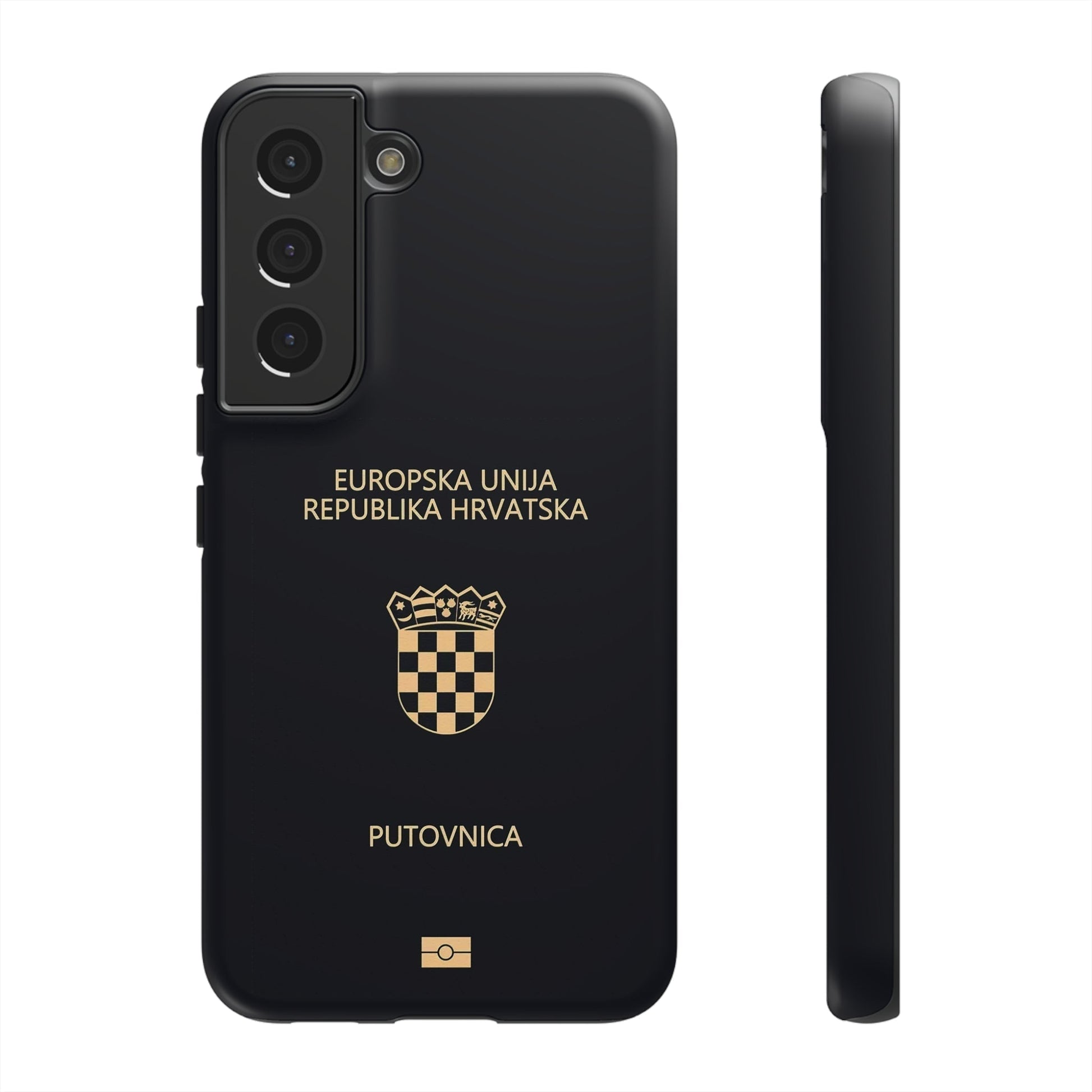 Phone Case-Croatian Passort | Tough-Samsung Galaxy S22-Matte-PhoneCaseBoss-Phone-Best-Phone-Cases