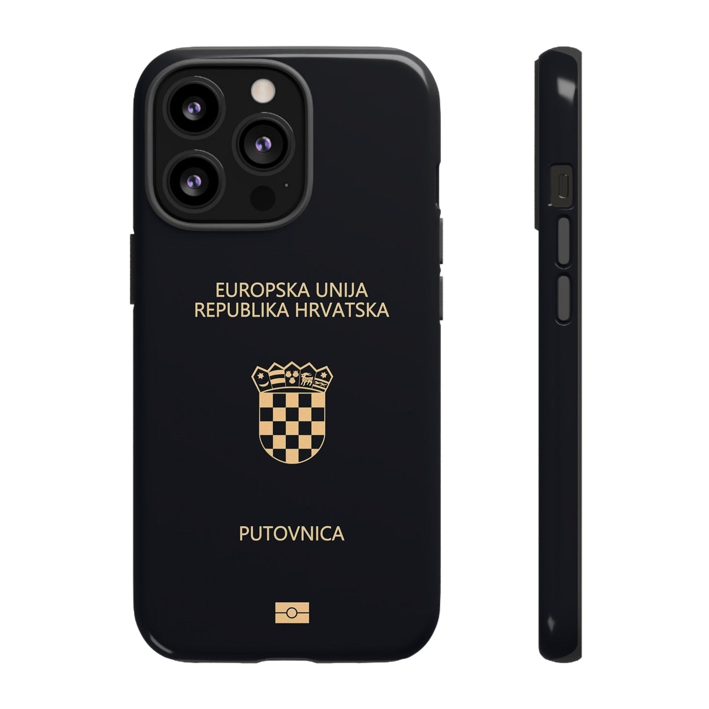 Phone Case-Croatian Passort | Tough-iPhone 13 Pro-Glossy-PhoneCaseBoss-Phone-Best-Phone-Cases