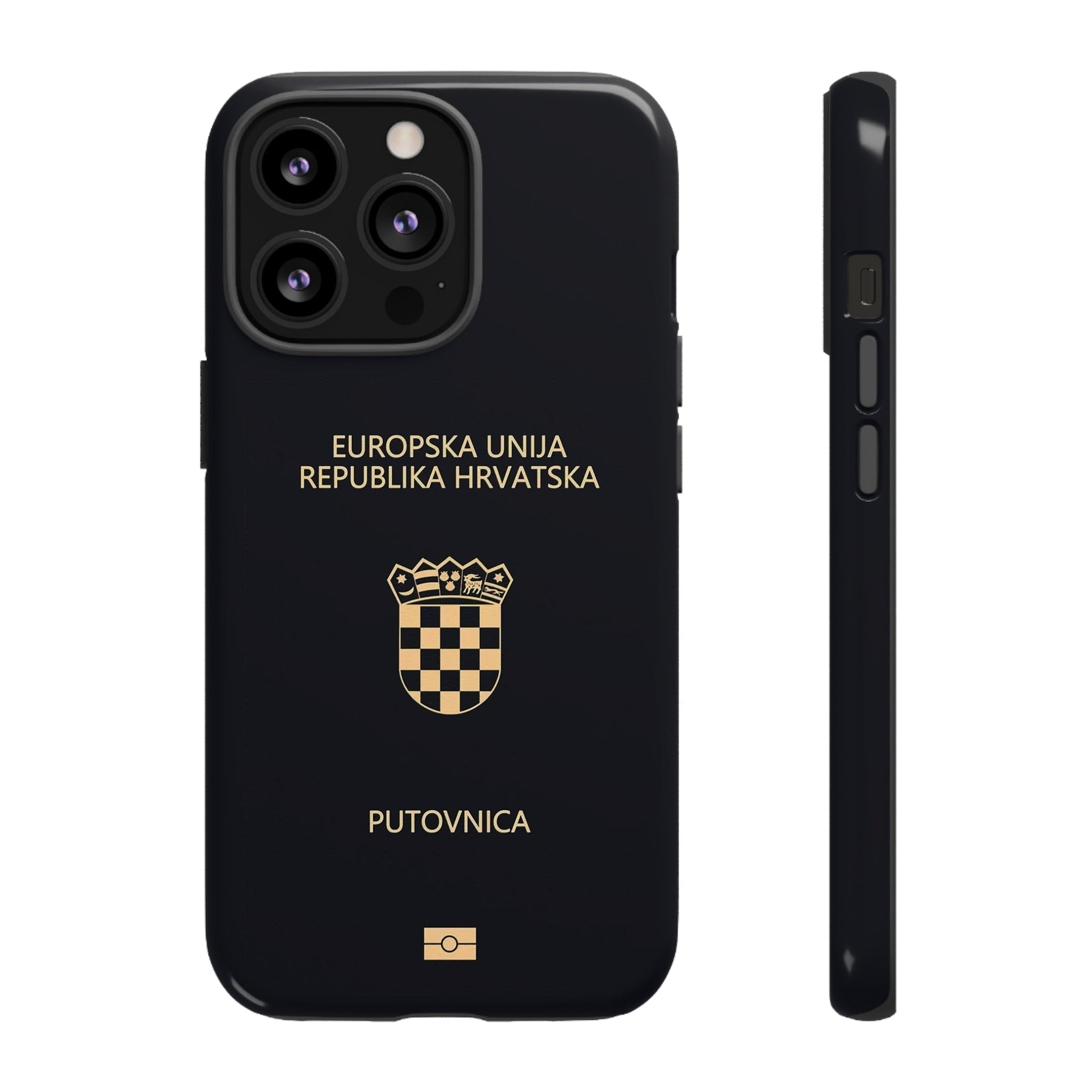 Phone Case-Croatian Passort | Tough-iPhone 13 Pro-Glossy-PhoneCaseBoss-Phone-Best-Phone-Cases