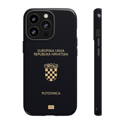 Phone Case-Croatian Passort | Tough-iPhone 13 Pro-Glossy-PhoneCaseBoss-Phone-Best-Phone-Cases