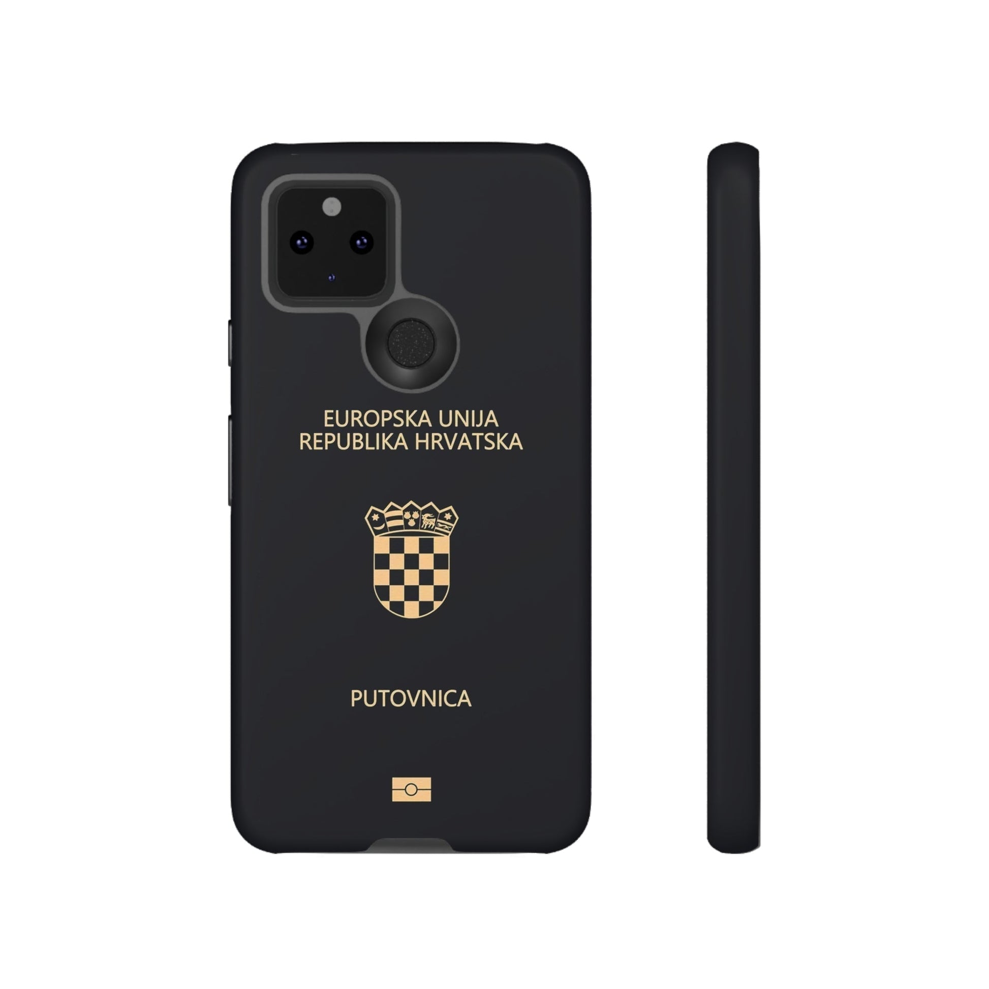 Phone Case-Croatian Passort | Tough-Google Pixel 5 5G-Matte-PhoneCaseBoss-Phone-Best-Phone-Cases