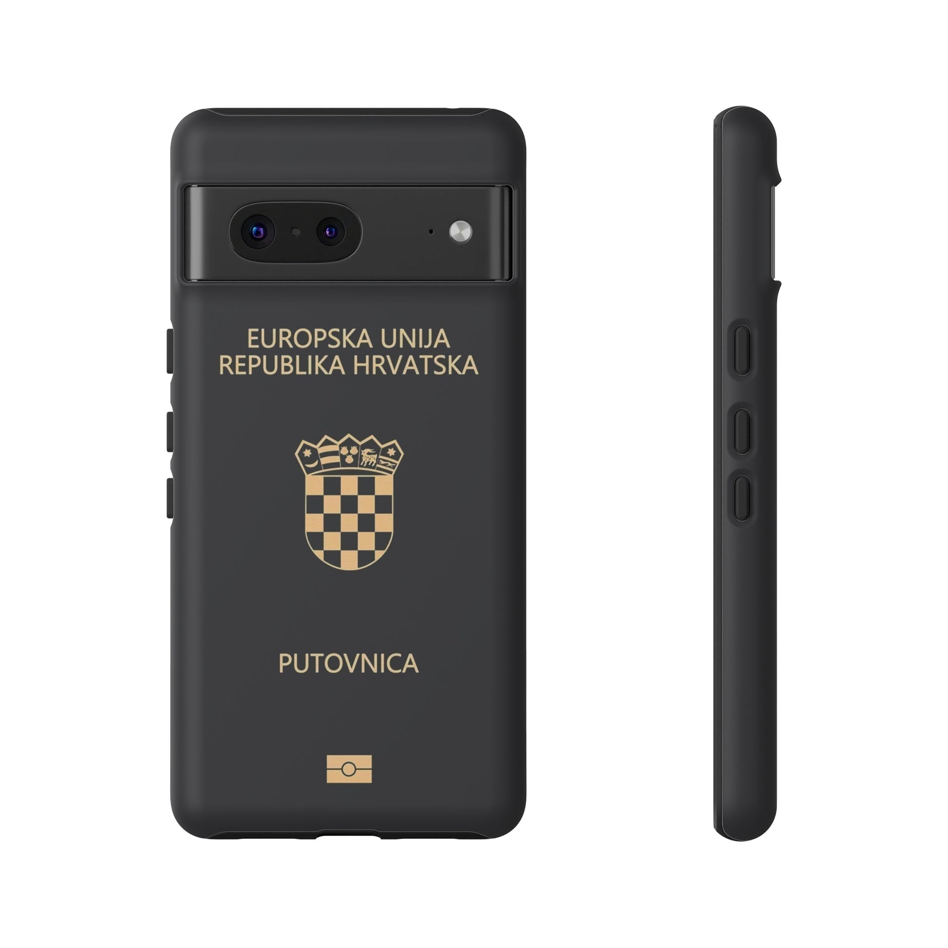 Phone Case-Croatian Passort | Tough-Google Pixel 7-Matte-PhoneCaseBoss-Phone-Best-Phone-Cases